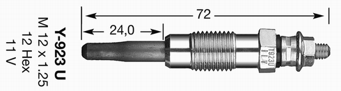 Bujie incandescenta NGK 6092